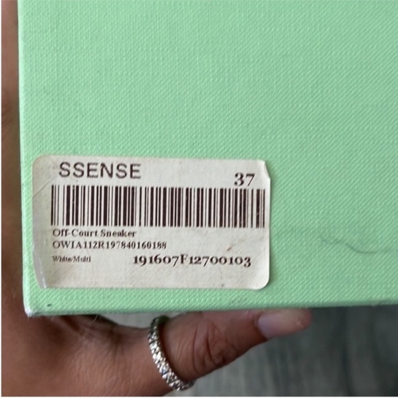 Off White white and Black striped 3.0 off court sneakers - Picture 9 of 11